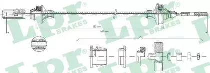 Трос LPR C0337C