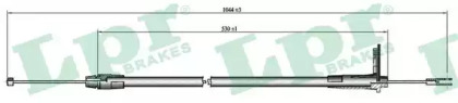 Трос LPR C0415B