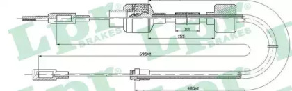 Трос LPR C0522C