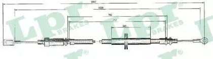 Трос LPR C0524B