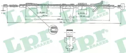 Трос LPR C0527B