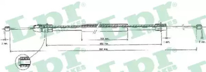 Трос LPR C0630B