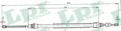 Трос LPR C0660B