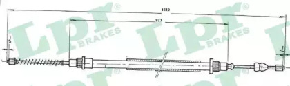 Трос LPR C0837B
