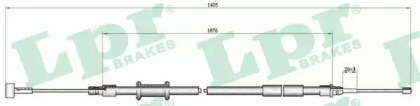 Трос LPR C1008B