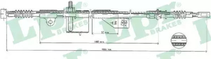 Трос LPR C1052B