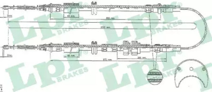Трос LPR C1430B