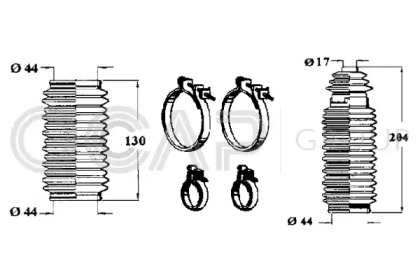 Комплект пыльника OCAP 0900307