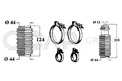 Комплект пыльника OCAP 0900323