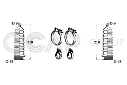 Комплект пыльника OCAP 0900419