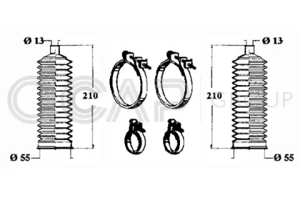 Комплект пыльника OCAP 0901113