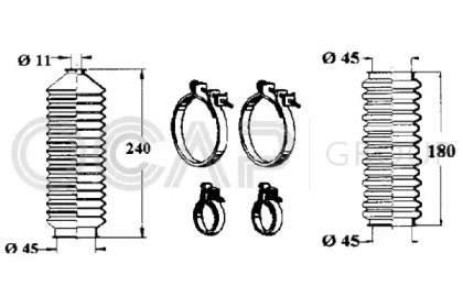 Комплект пыльника OCAP 0901129