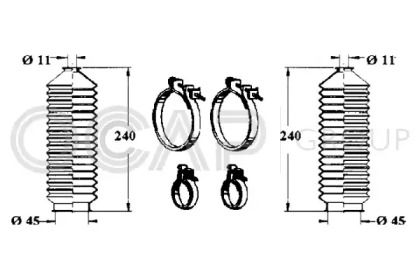 Комплект пыльника OCAP 0901130