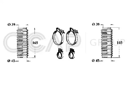 Комплект пыльника OCAP 0901610