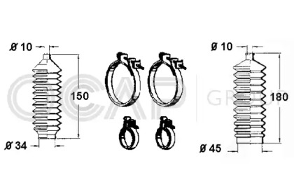 Комплект пыльника OCAP 0901640