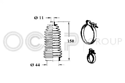 Комплект пыльника OCAP 0901806