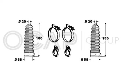 Комплект пыльника OCAP 0901856