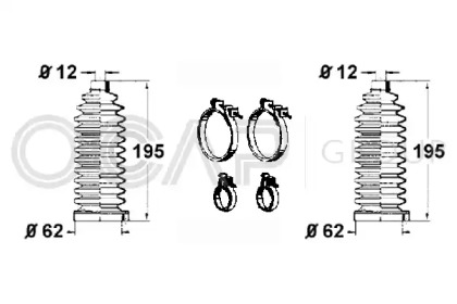 Комплект пыльника OCAP 0902540