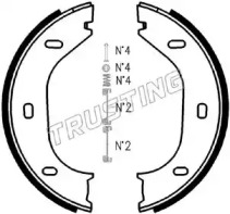 Комлект тормозных накладок TRUSTING 019.021K