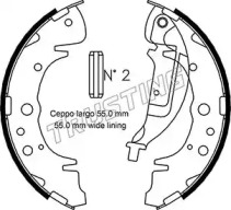 Комлект тормозных накладок TRUSTING 046.216