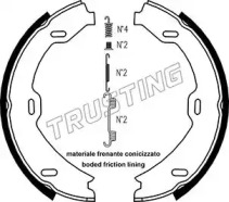 Комлект тормозных накладок TRUSTING 052.128K