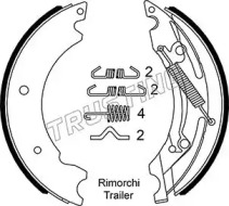Комлект тормозных накладок TRUSTING 053.006