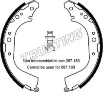 Комлект тормозных накладок TRUSTING 067.186