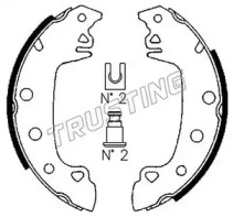 Комлект тормозных накладок TRUSTING 088.204