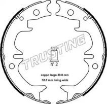 Комлект тормозных накладок TRUSTING 115.314