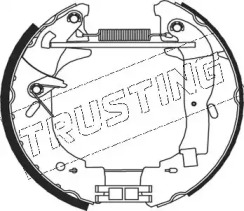 Комлект тормозных накладок TRUSTING 5337