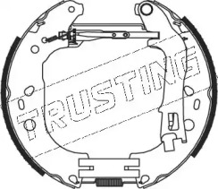 Комлект тормозных накладок TRUSTING 5387