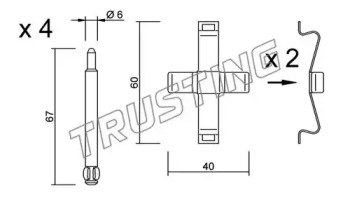 Комплектующие TRUSTING KIT.083