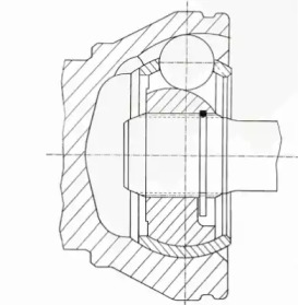 Шарнирный комплект SPIDAN 22581