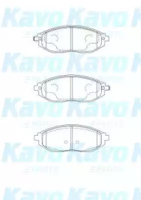 Комплект тормозных колодок KAVO PARTS BP-1016