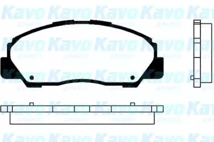 Комплект тормозных колодок KAVO PARTS BP-1506