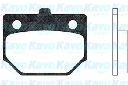 Комплект тормозных колодок KAVO PARTS BP-1512