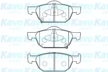 Комплект тормозных колодок KAVO PARTS BP-2056