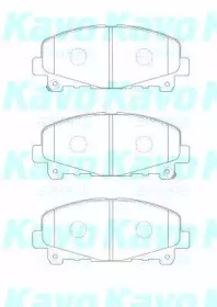 Комплект тормозных колодок KAVO PARTS BP-2060