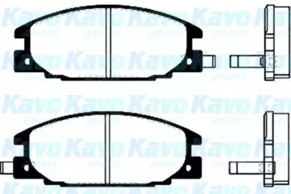 Комплект тормозных колодок KAVO PARTS BP-3500