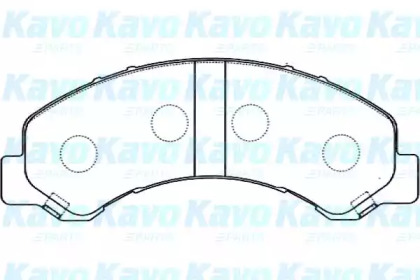 Комплект тормозных колодок KAVO PARTS BP-3512