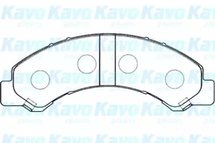 Комплект тормозных колодок KAVO PARTS BP-3513