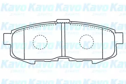 Комплект тормозных колодок KAVO PARTS BP-4569