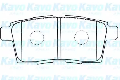 Комплект тормозных колодок KAVO PARTS BP-4574