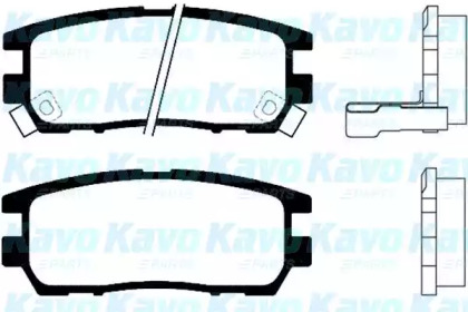 Комплект тормозных колодок KAVO PARTS BP-5513