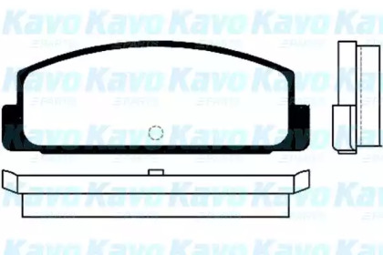 Комплект тормозных колодок KAVO PARTS BP-5520