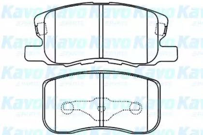 Комплект тормозных колодок KAVO PARTS BP-5543