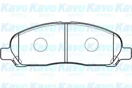 Комплект тормозных колодок KAVO PARTS BP-5550