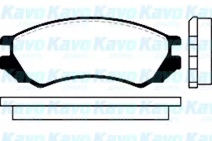 Комплект тормозных колодок KAVO PARTS BP-6516