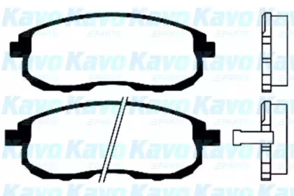 Комплект тормозных колодок KAVO PARTS BP-6517