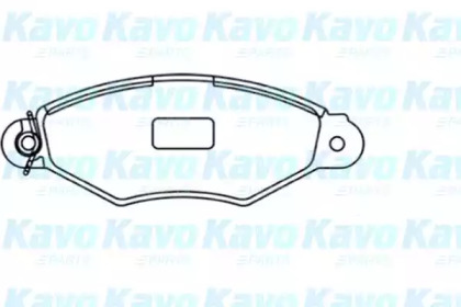 Комплект тормозных колодок KAVO PARTS BP-6578